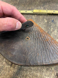 OEM Original WW2 Brown Leather Button Holster S&W 1944 Special 38 WW11 Patina