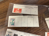 VTG 1930s-50s Assorted Stamps Collections Various Dates & Countries Worldwide
