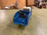 Vintage 1960s Made In USA Buddy L Tow Truck Wrecker Flat Bed Blue Pressed Steel