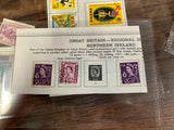 VTG 1930s-50s Assorted Stamps Collections Various Dates & Countries Worldwide