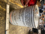 Vtg OILZUM HP RACING OIL Can Gas & Oil Advertising Full Indy Car Great Graphics!