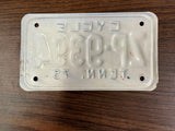 VTG Original 1975 Tennessee Motorcycle License Plate ZP-9394 Harley Indian