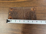 VTG Original 1969 Texas Motorcycle License Plate X22140 Harley Indian