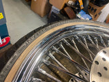 Dna Fat Spoke Wheel Harley Touring Glide Dual disc 3.5x21 Metzeler SS Rotors FLH
