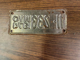 VTG Original 1974 Wyoming Motorcycle License Plate 11-233 Harley Indian