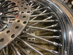 Dna Fat Spoke Wheel Harley Touring Glide Dual disc 3.5x21 Metzeler SS Rotors FLH