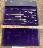 Vtg 1940s 1097 LC DIETZGEN Universal Drafting Set-Engineer Tools Case Germany