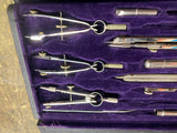 Vtg 1940s 1097 LC DIETZGEN Universal Drafting Set-Engineer Tools Case Germany