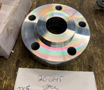Rear Belt Pulley Brake Rotor Disc Spacer 1" Wheel Adapter Harley Softail FXR Dyn