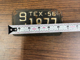 VTG Original 1958 Texas Motorcycle License Plate 1877 Harley Indian