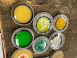 Vtg Honeywell Strobonar 4301 lens kit Film Camera Green red yellow Filter Lot