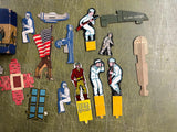 Vtg WW2 Game Pieces Soldier Nurse Artillery infantry Characters? Colgate Weekend