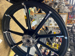 Factory 9 Spoke Mag Wheels Harley Sportster Iron Black Dyna Street Bob Superglid