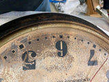 20" Vtg Art Deco Postal Telegraph Wall Clock Synchronous Hammond Clock Co Antiqu