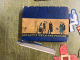 Vtg WW2 Game Pieces Soldier Nurse Artillery infantry Characters? Colgate Weekend