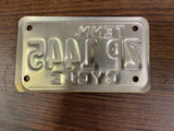 VTG Original 1981 Tennessee Motorcycle License Plate ZP 1445 Harley Indian NIB