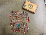 Vtg WW2 Game Pieces Soldier Nurse Artillery infantry Characters?