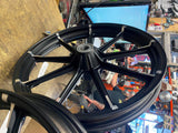 Factory 9 Spoke Mag Wheels Harley Sportster Iron Black Dyna Street Bob Superglid
