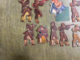 Vtg WW2 Game Pieces Soldier Nurse Artillery infantry Characters?