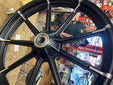 Factory 9 Spoke Mag Wheels Harley Sportster Iron Black Dyna Street Bob Superglid