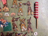 Vtg WW2 Game Pieces Soldier Nurse Artillery infantry Characters?