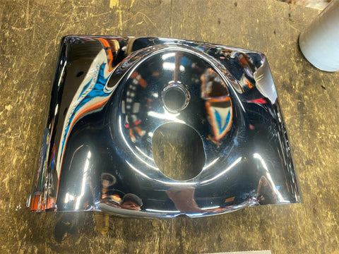 OEM Chrome Headlight Cover Panel Nacelle Harley Heritage Softail Fatboy FLSTC
