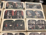 Stereoview Photo picture Cards Lot Stereoscope 1920's Dog Lover Pets antique
