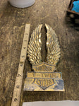 Vtg Sissybar Insert Vtwin Chopper Ironhead Sportster Shovelhead Wings Bar Shield