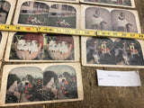 Stereoview Photo picture Cards Lot Stereoscope 1920's Dog Lover Pets antique