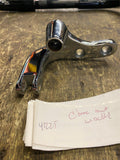 Harley Dyna Wide Glide Forward Controls Chrome Left Footpeg Shift Mount Bracket