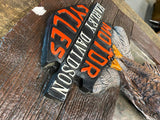 Vtg Plaster Harley Davidson Eagle Wall Sign Mirror Display 23x15 Dealer Plaque!