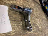 Harley Dyna Wide Glide Forward Controls Chrome Left Footpeg Shift Mount Bracket