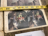 Stereoview Photo picture Cards Lot Stereoscope 1920's Dog Lover Pets antique