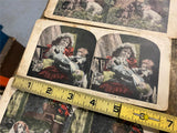 Stereoview Photo picture Cards Lot Stereoscope 1920's Dog Lover Pets antique