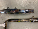 Shotgun Taper Exhaust Pipes Harley Softail Fatboy Factory look Grey ghost FLSTF