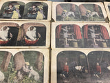 Stereoview Photo picture Cards Lot Stereoscope 1920's Dog Lover Pets antique