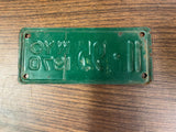 VTG Original 1970 Wyoming Motorcycle License Plate 11-95 Harley Indian
