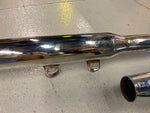 Shotgun Taper Exhaust Pipes Harley Softail Fatboy Factory look Grey ghost FLSTF