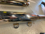 Shotgun Taper Exhaust Pipes Harley Softail Fatboy Factory look Grey ghost FLSTF