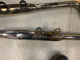Shotgun Taper Exhaust Pipes Harley Softail Fatboy Factory look Grey ghost FLSTF