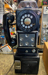 1970s Automatic Electric 3 Slot Rotary Dial Payphone Vintage Coin Pay Telephone