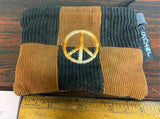 Ixchel Pocket Change Purse Peace Sign Hippy Vtg Look Cute!
