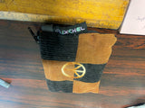 Ixchel Pocket Change Purse Peace Sign Hippy Vtg Look Cute!