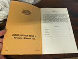 NOS OEM Owners Repair Service Riders Book Manual Harley K model Sportster Vtg