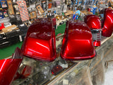 Paint Set Harley FLTR Road Glide Velocity Red Fairing Fenders Saddlebags 14^ OEM