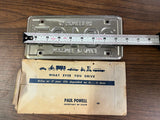 VTG NOS 1967 Illinois Motorcycle License Plate Harley FLH Honda never mounted!