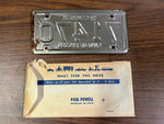 VTG NOS Original 1969 Illinois Motorcycle License Plate 71470 Harley Indian
