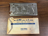 VTG NOS Original 1969 Illinois Motorcycle License Plate 71470 Harley Indian