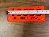 VTG Original 1952 Illinois Motorcycle License Plate 19659 Harley Indian