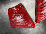 2004 vrod INserts Side Covers Panels Frame alum Orange OEm Factory VRSCA